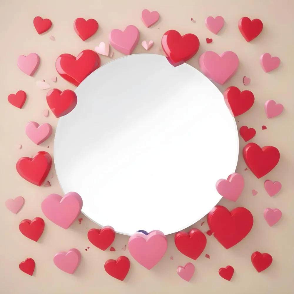 A Circular Blank Mirror
